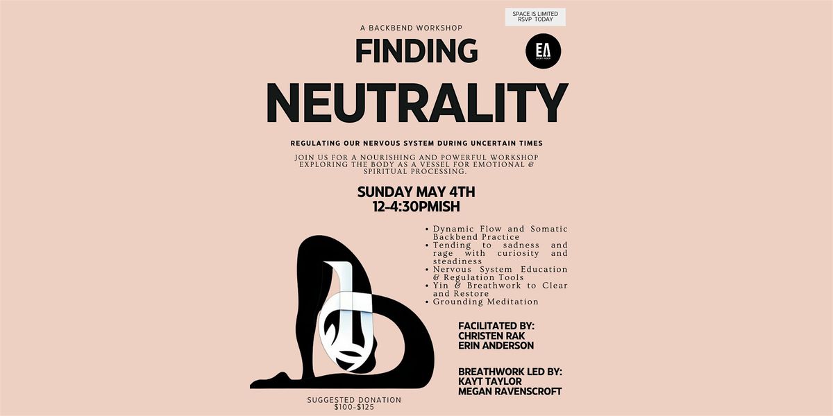 FINDING NEUTRALITY : A YOGA BACKBEND WORKSHOP | Event in Florence | AllEvents