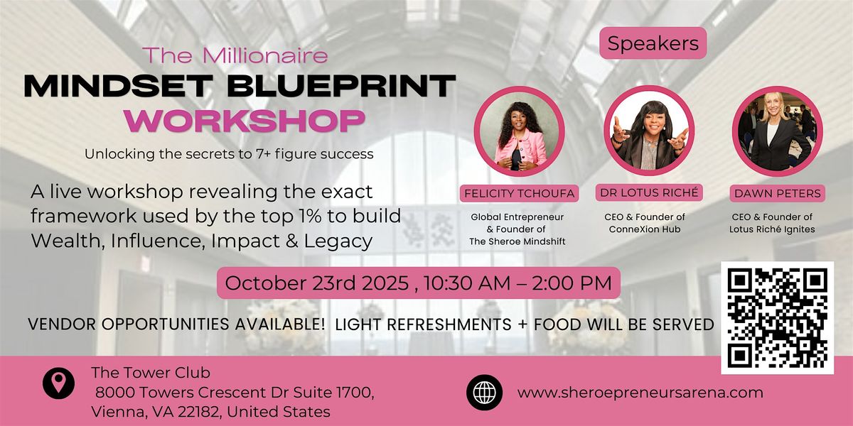 The Millionaire Mindset Blueprint Workshop, 23 October | Event in Vienna | AllEvents