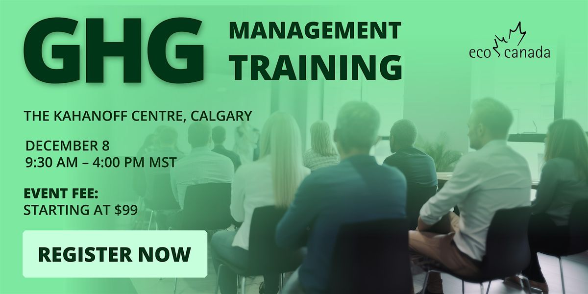 GHG Management Training, 8 December | Event in Calgary | AllEvents