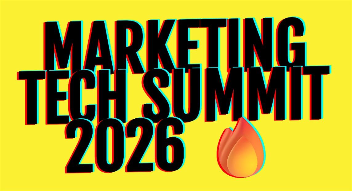 Marketing Tech Summit 2026, 28 April | Event in Courbevoie | AllEvents