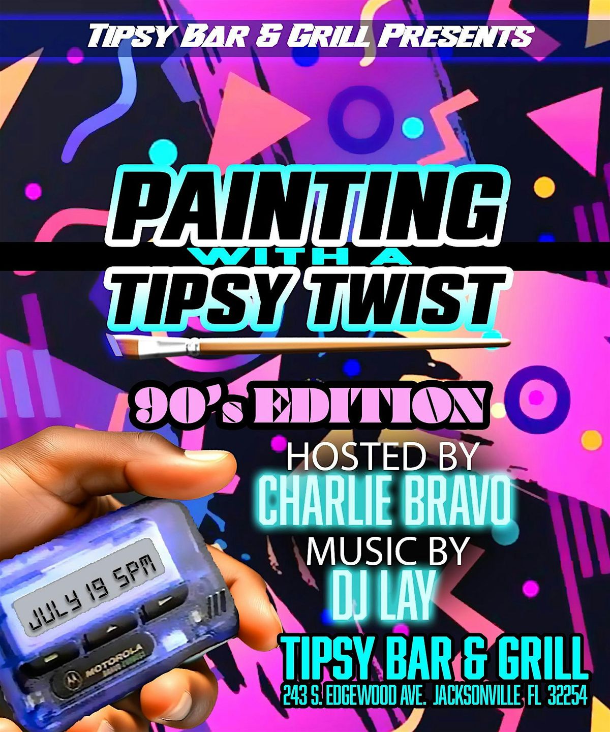 Painting With  A Tipsy Twist@ Tipsy Bar & Grill, 19 July | Event in Jacksonville | AllEvents