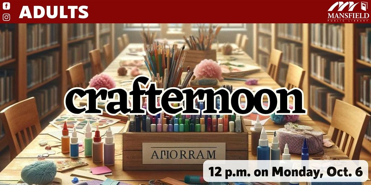 Crafternooon (18+) | Event in Mansfield | AllEvents