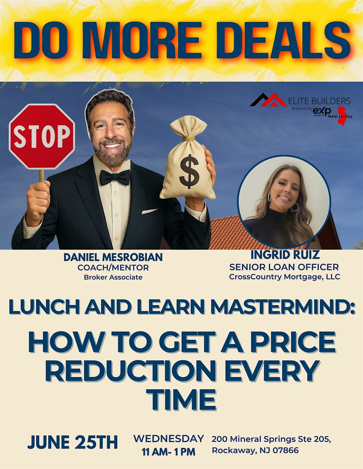 Lunch and Learn: How to Get a Price Reduction Everytime, 25 June | Event in Rockaway | AllEvents