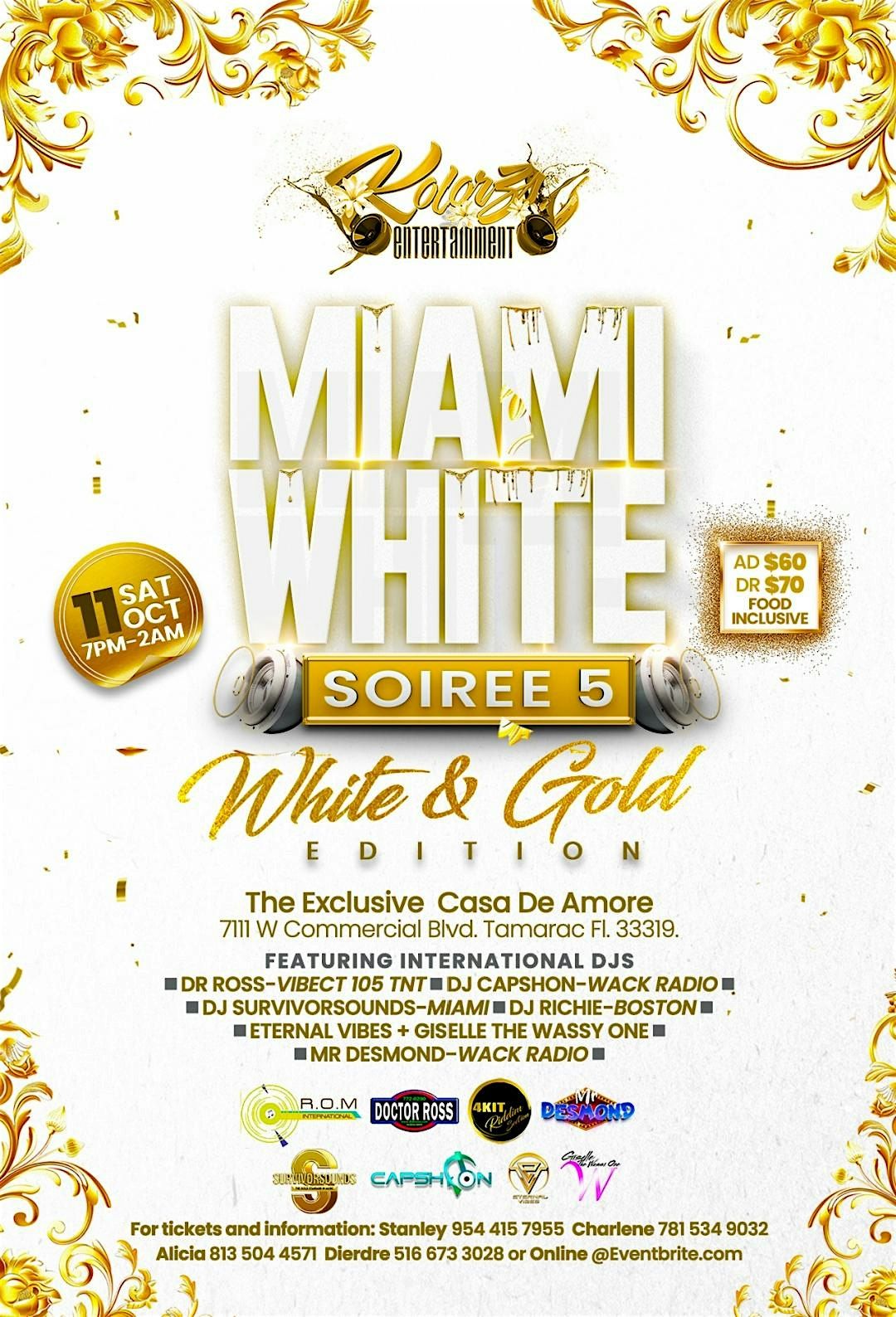 Miami White "Soiree 5", 11 October | Event in Fort Lauderdale | AllEvents