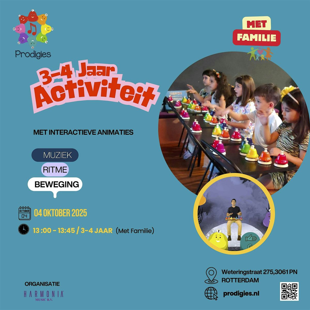Prodigies 3-4 Jaar Activiteit, 4 October | Event in Rotterdam | AllEvents