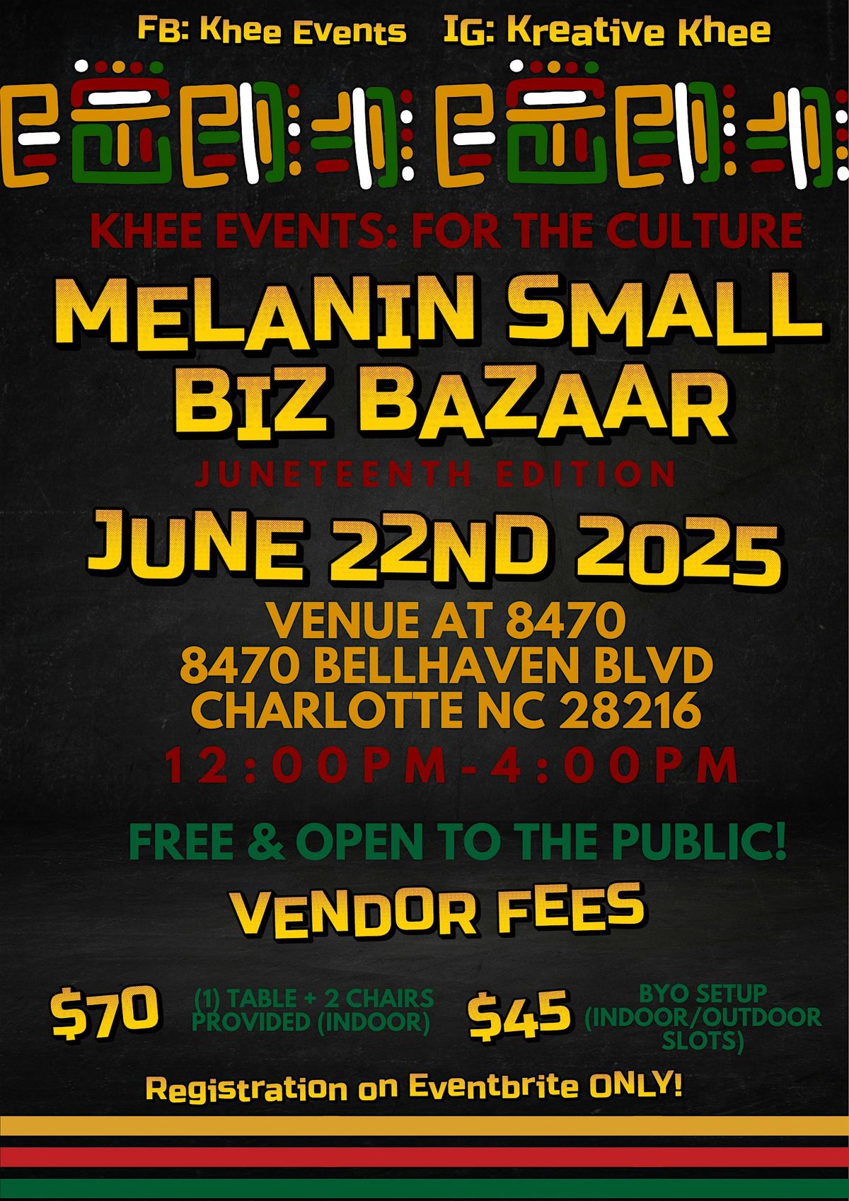 Melanin Small Biz Bazaar, 22 June | Event in Charlotte | AllEvents