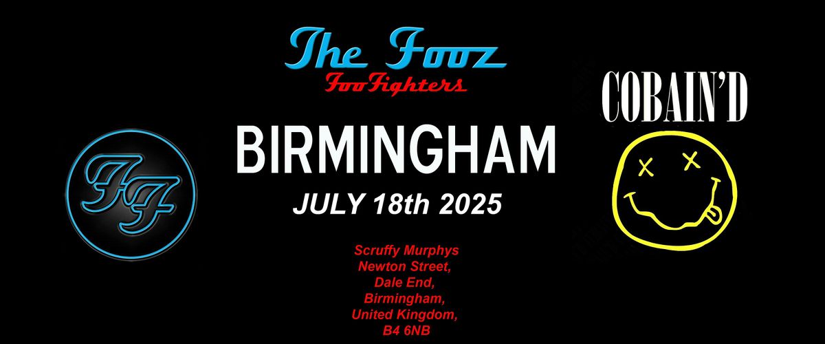 Foo Fighters & Nirvana Double Bill, 18 July | Event in Birmingham | AllEvents