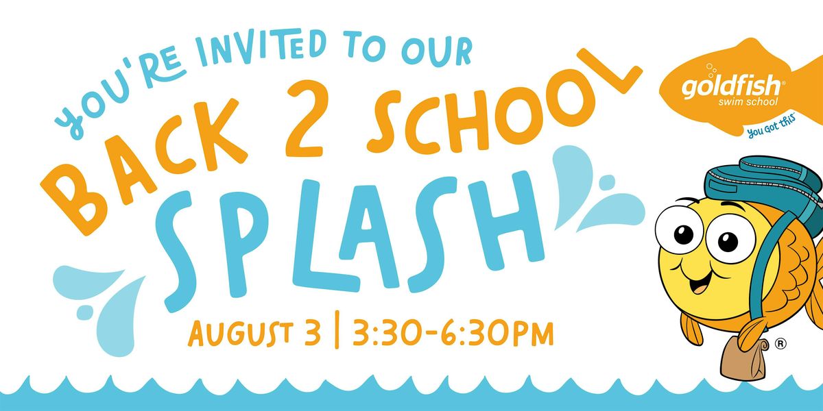 Back to School Splash, 3 August | Event in Fairview Park | AllEvents