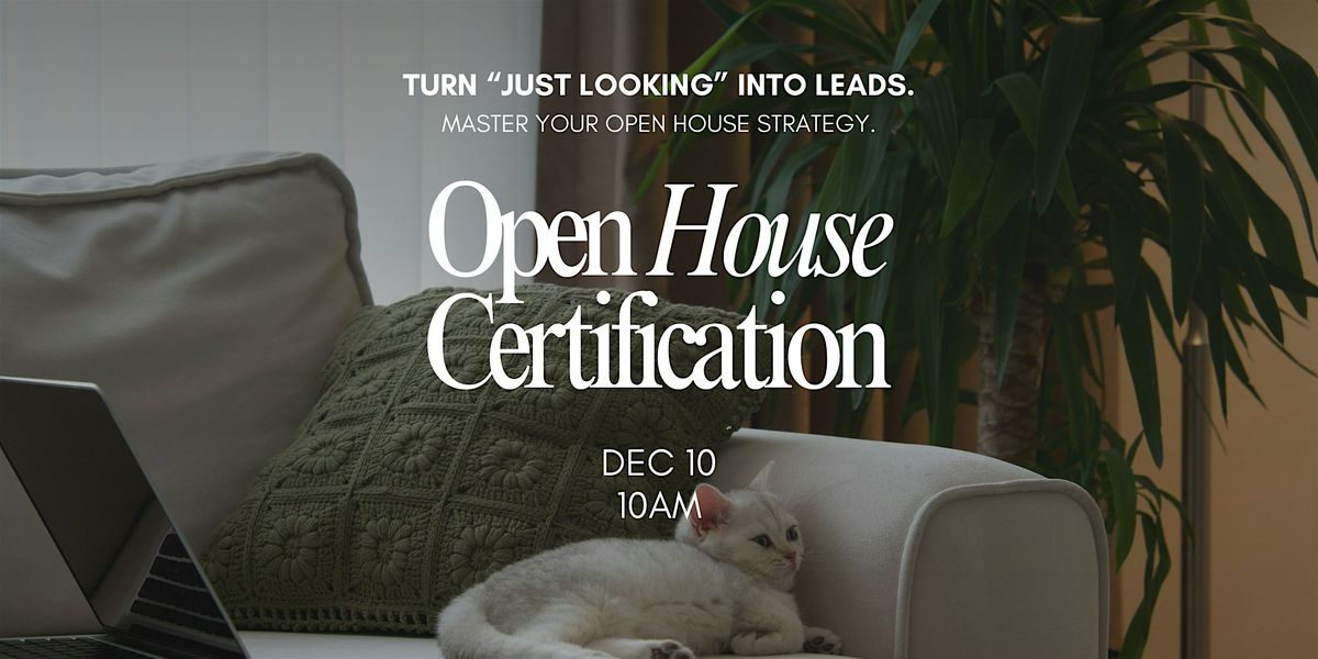 Open House Certification | Event in Oklahoma City | AllEvents