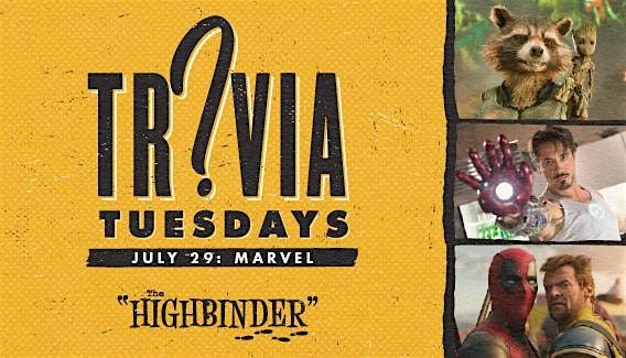Trivia Tuesday at Alamo Drafthouse DC - Marvel Universe, 29 July | Event in Washington | AllEvents