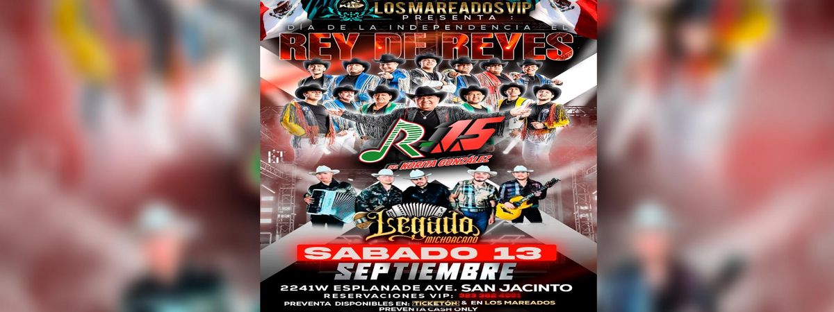 R-15 DE KORITA GONZALEZ & LEGADO MICHOACANO, 13 September | Event in San Jacinto | AllEvents
