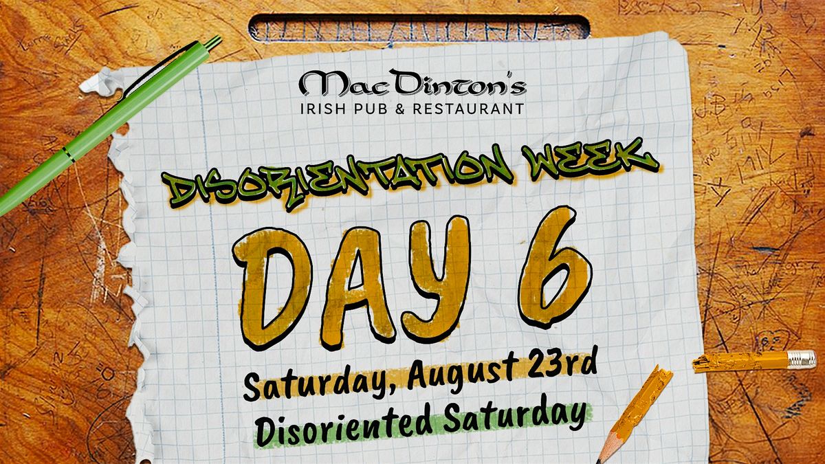 Disorientation Week Day 6 -, 23 August | Event in Tampa | AllEvents