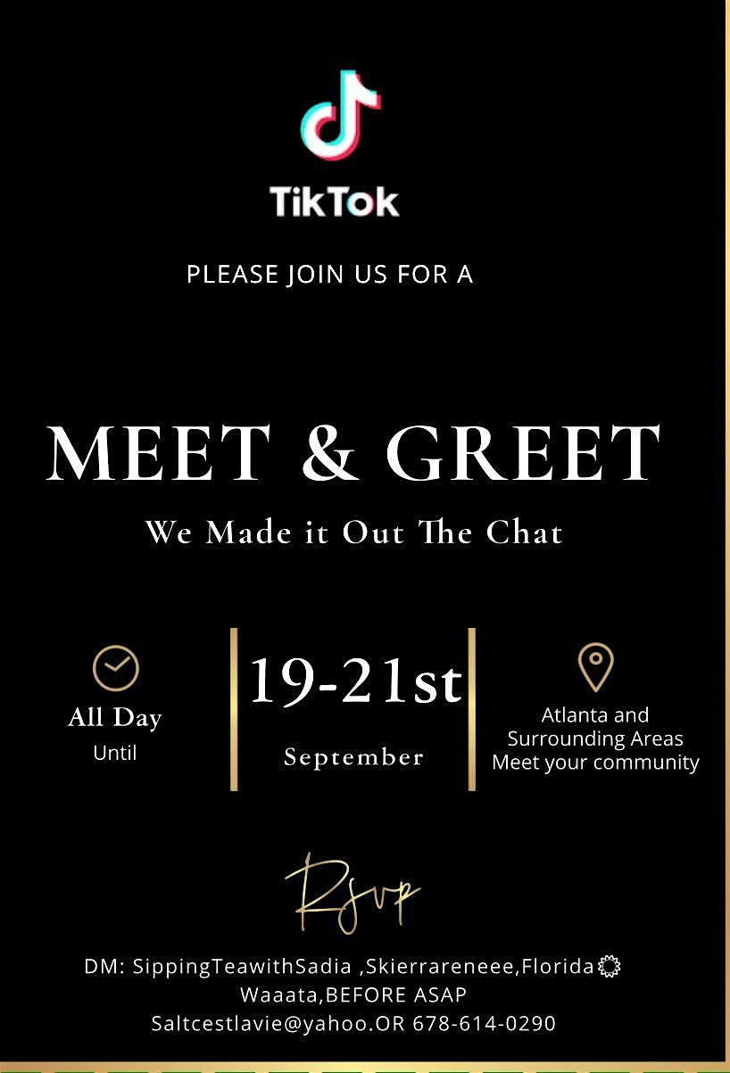 We made it out the Chat, 11 September | Event in Atlanta | AllEvents
