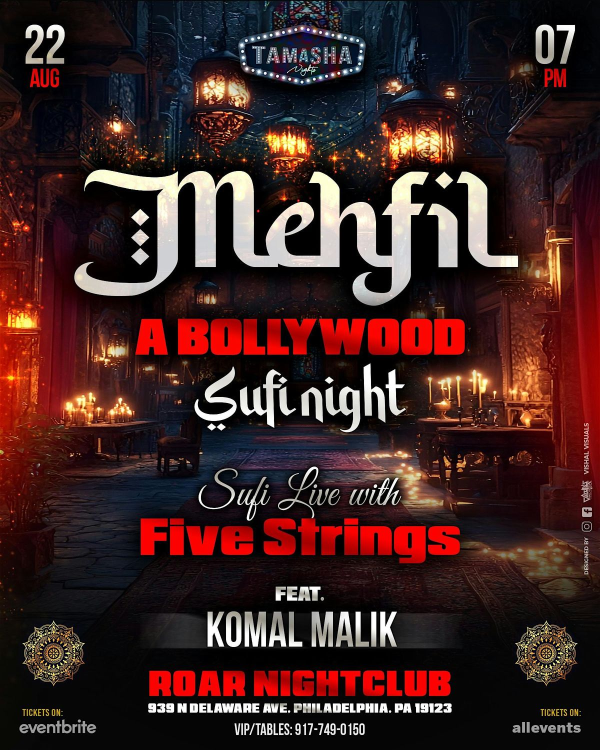 PHILLY’S MEHFIL- LIVE BOLLYWOOD SUFI NIGHT @ROAR NIGHTCLUB PHILLY’S MEHFIL- LIVE BOLLYWOOD SUFI NIGHT @ROAR NIGHTCLUB