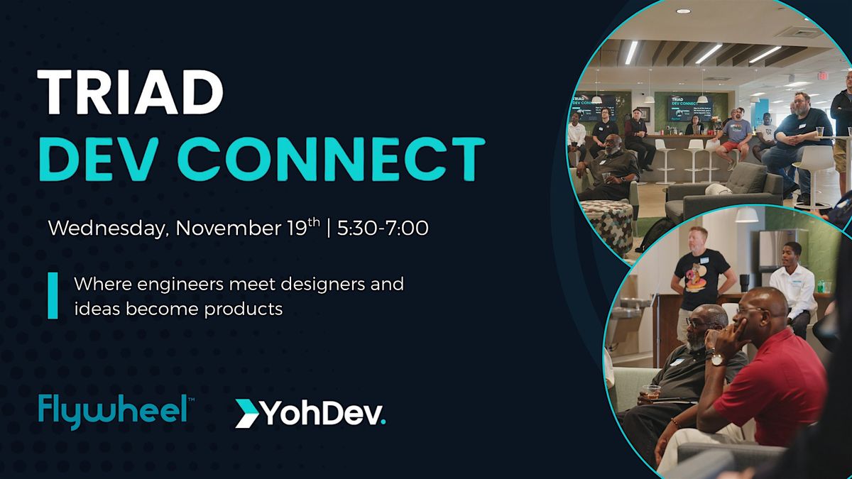 Triad Dev Connect, 19 November | Event in Winston-Salem | AllEvents
