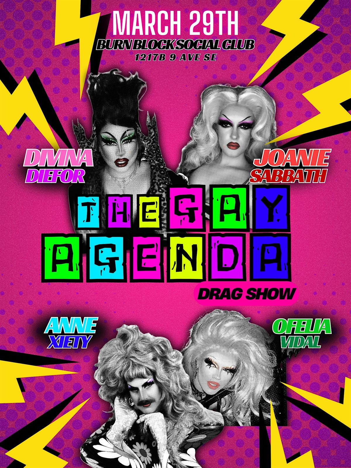 The Gay Agenda - Drag Show, 29 March | Event in Calgary | AllEvents