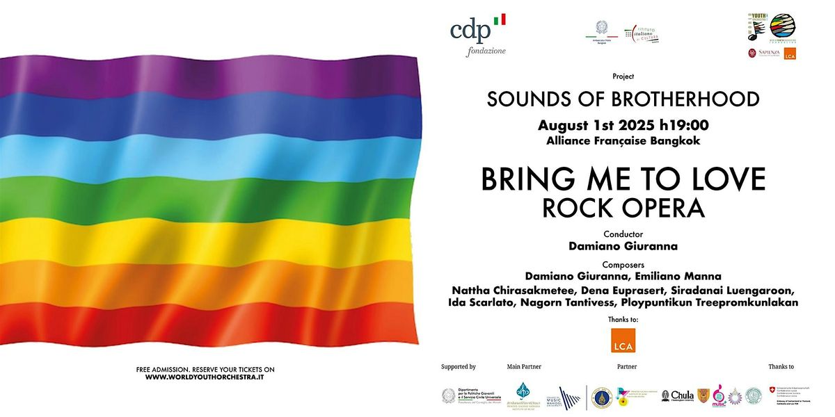 BRING ME TO LOVE - A ROCK OPERA, 1 August | Event in Pathum Wan | AllEvents