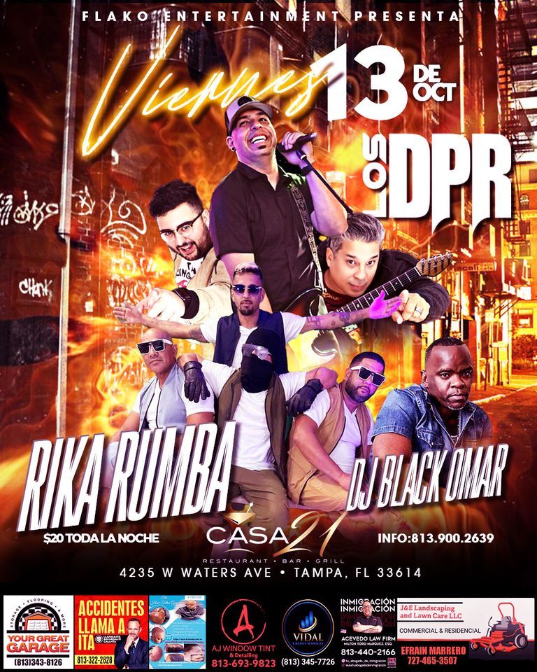 LOS DPR ROCK URBANO EN VIVO!!, Casa 21 Restaurant Bar &Grill, Tampa, 13