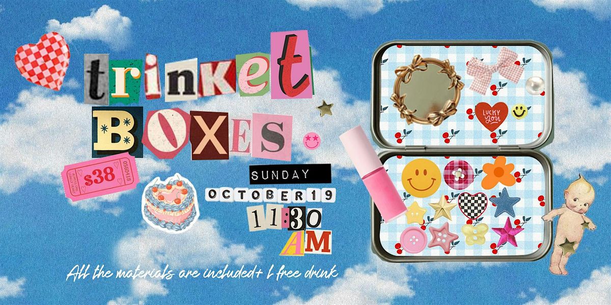 Tiny Treasures: Paint Your Trinket Box with Crafts & Friends ✨, 19 October | Event in Pompano Beach