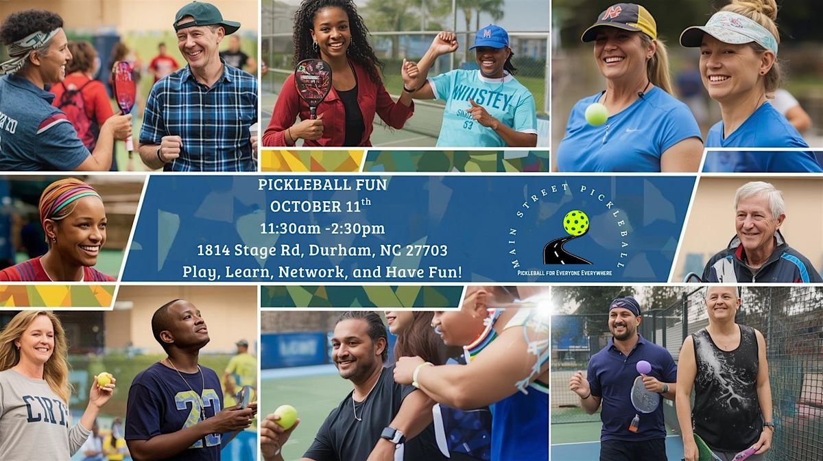 Pickleball Anyone? Learning Fun for Everyone, 11 October | Event in Durham | AllEvents
