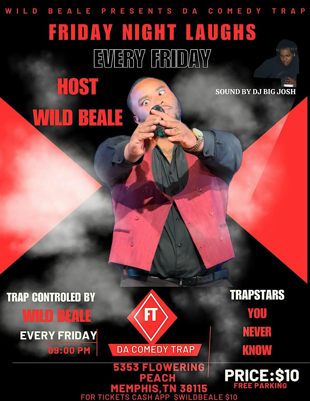 Friday Night Laughs Hosted by Wild Beale | Event in Memphis | AllEvents