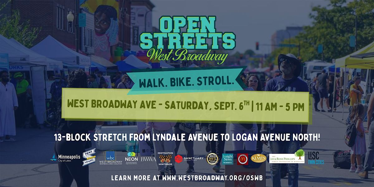 Open Streets West Broadway 2025, 6 September | Event in Minneapolis | AllEvents