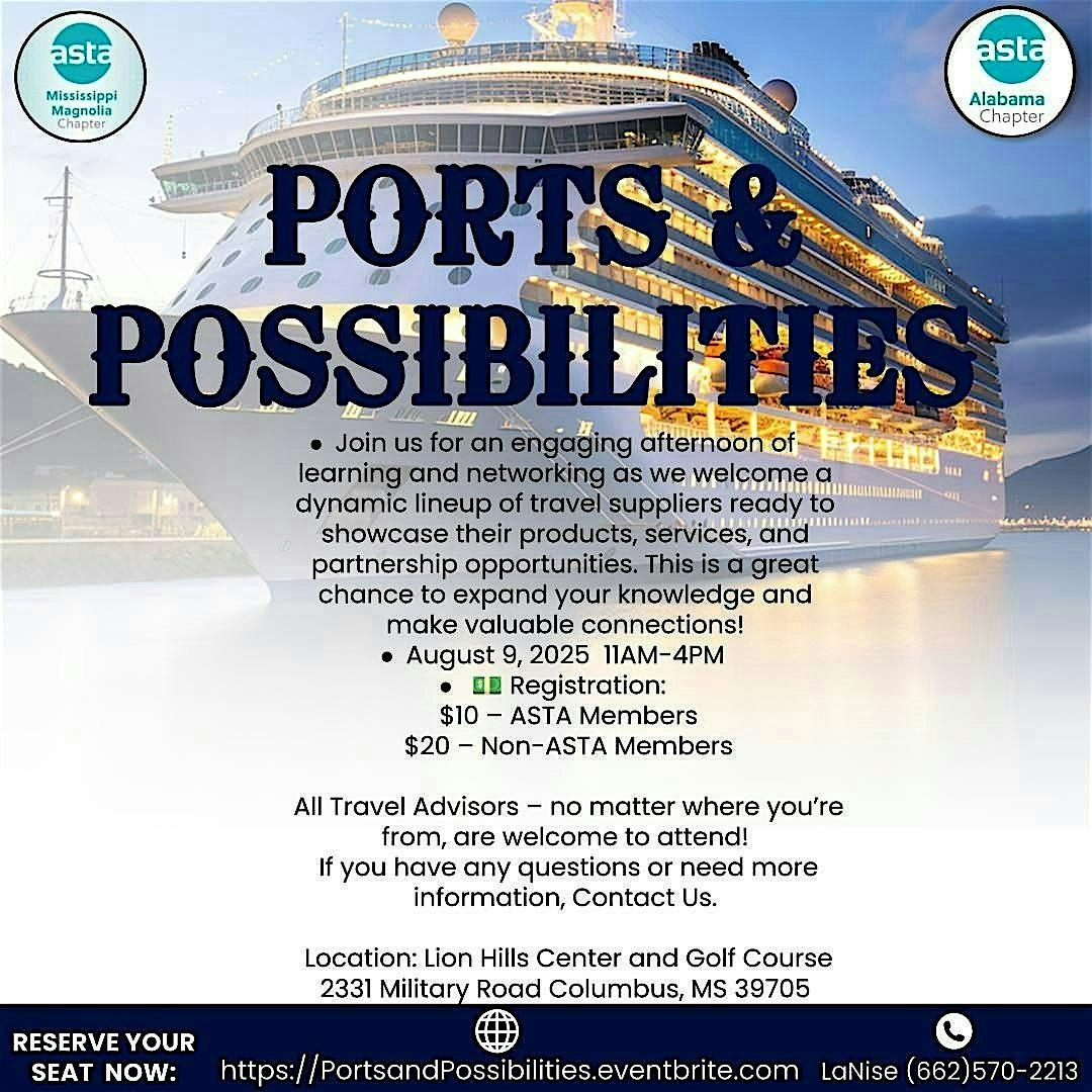 Ports & Possibilities Lunch & Learn, 9 August | Event in Columbus | AllEvents