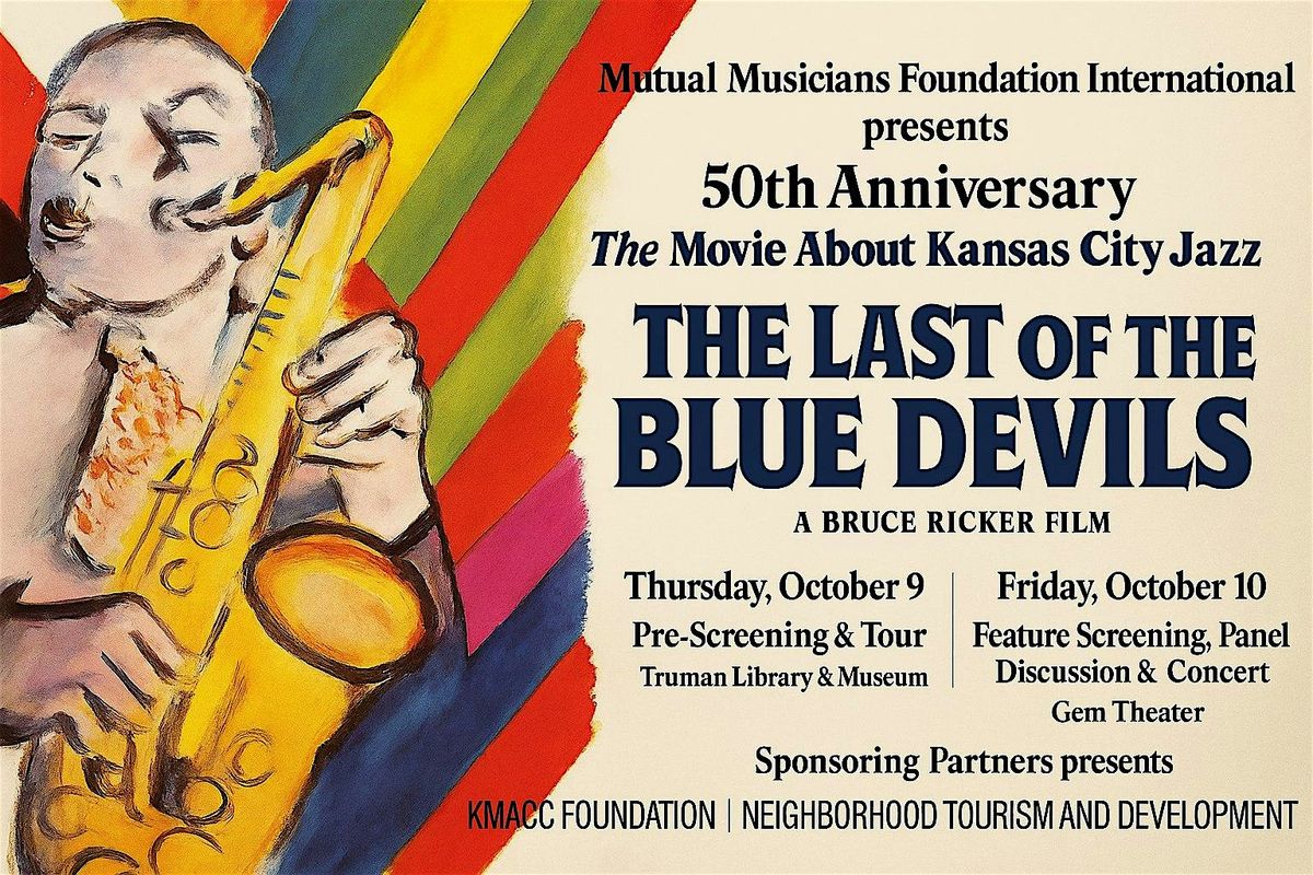 THE LAST OF THE BLUE DEVILS: PRE-SCREENING & JAZZ PORTRAITS EXHIBIT, 9 October | Event in Independence