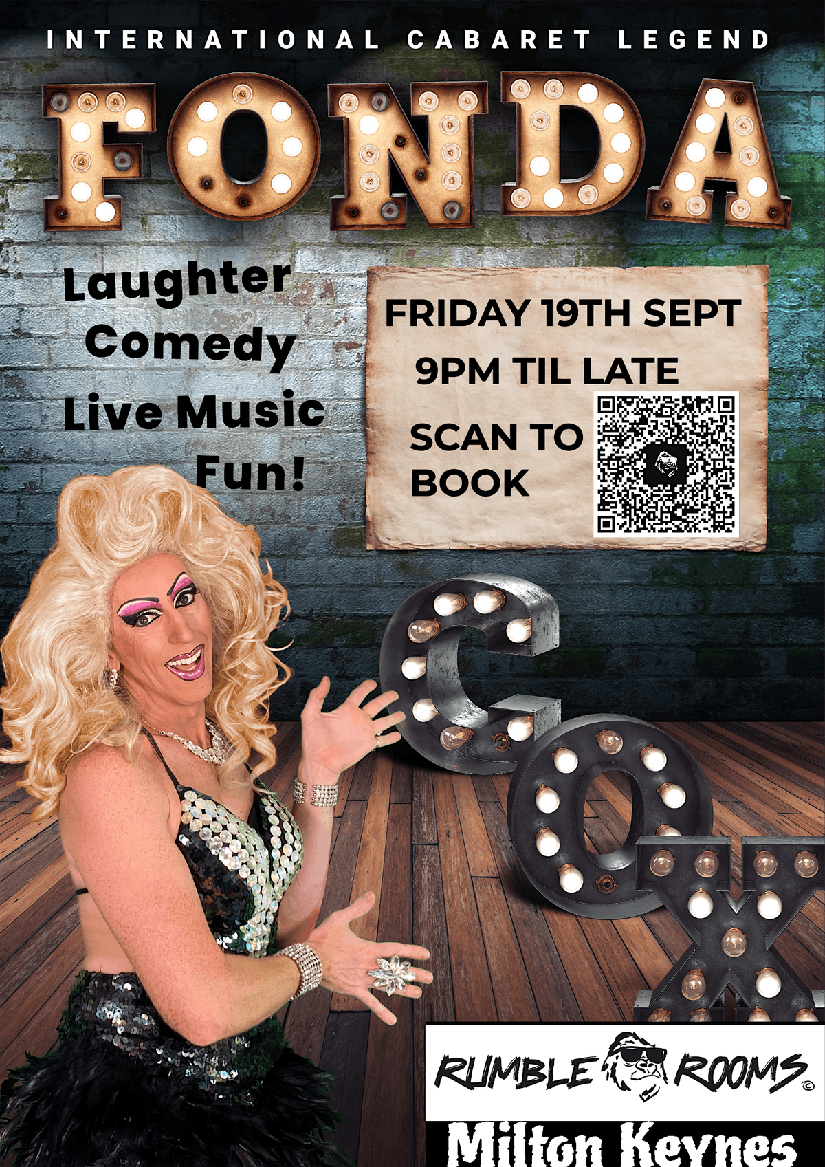 COMEDY DRAG NIGHT WITH FONDA COX!, 19 September | Event in Milton Keynes | AllEvents