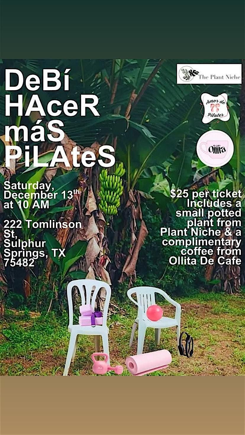 Debi Hacer mas Pilates, 13 December | Event in Sulphur Springs | AllEvents