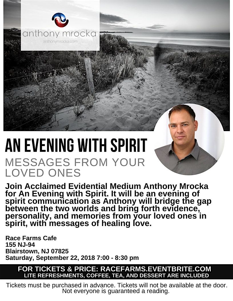 An Evening With Spirit: Messages From Your Loved Ones At Cosmic Connections, 8 August | Event in Blairstown