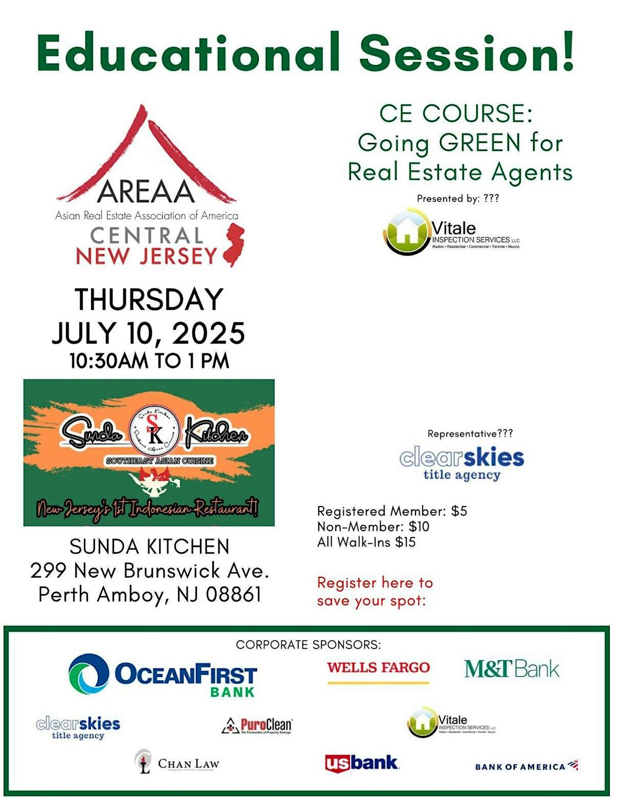 Educational Session  you don't want to miss!, 10 July | Event in Perth Amboy | AllEvents