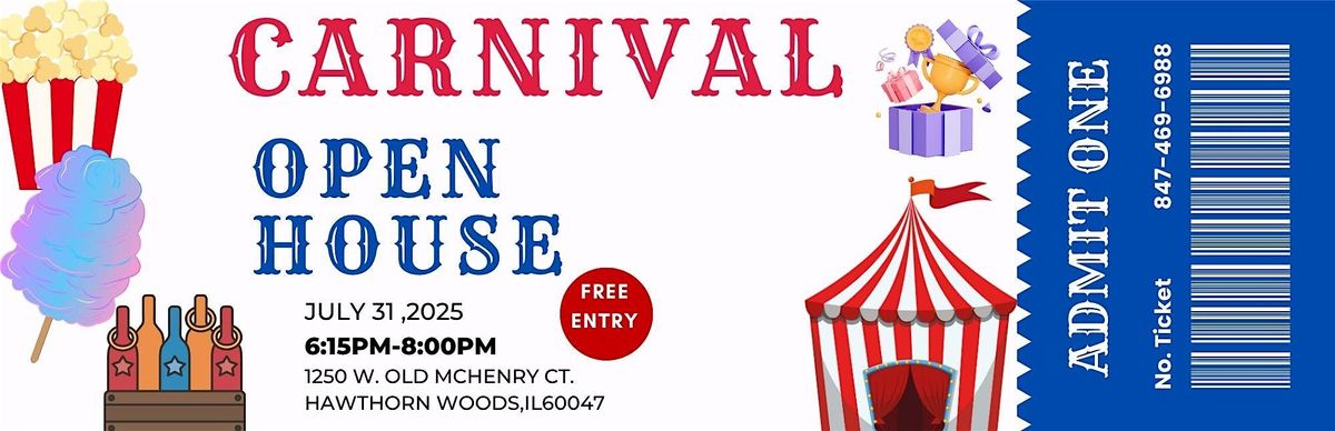 Open House Carnival, 31 July | Event in Hawthorn Woods | AllEvents