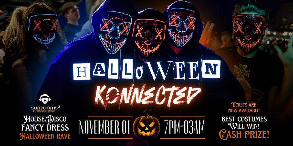 Konnected Halloween - Sunrooms2 - 01.11.25, 1 November | Event in Southend-on-Sea | AllEvents