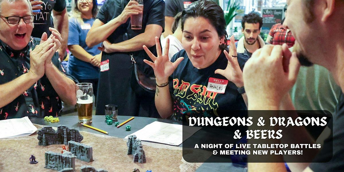 Dungeons & Dragons & Beers (Live D&D Battles!) - Long Beach, 26 June | Event in Long Beach | AllEvents