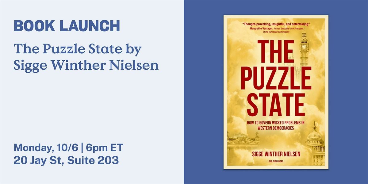 PPL x The Puzzle State: Book Launch with Sigge Winther Nielsen, 6 October | Event in Brooklyn | AllEvents