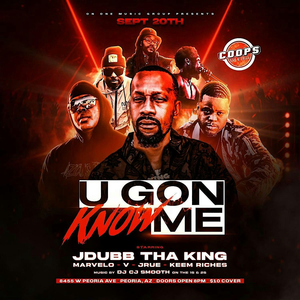 U Gon Know Me, 20 September | Event in Peoria | AllEvents