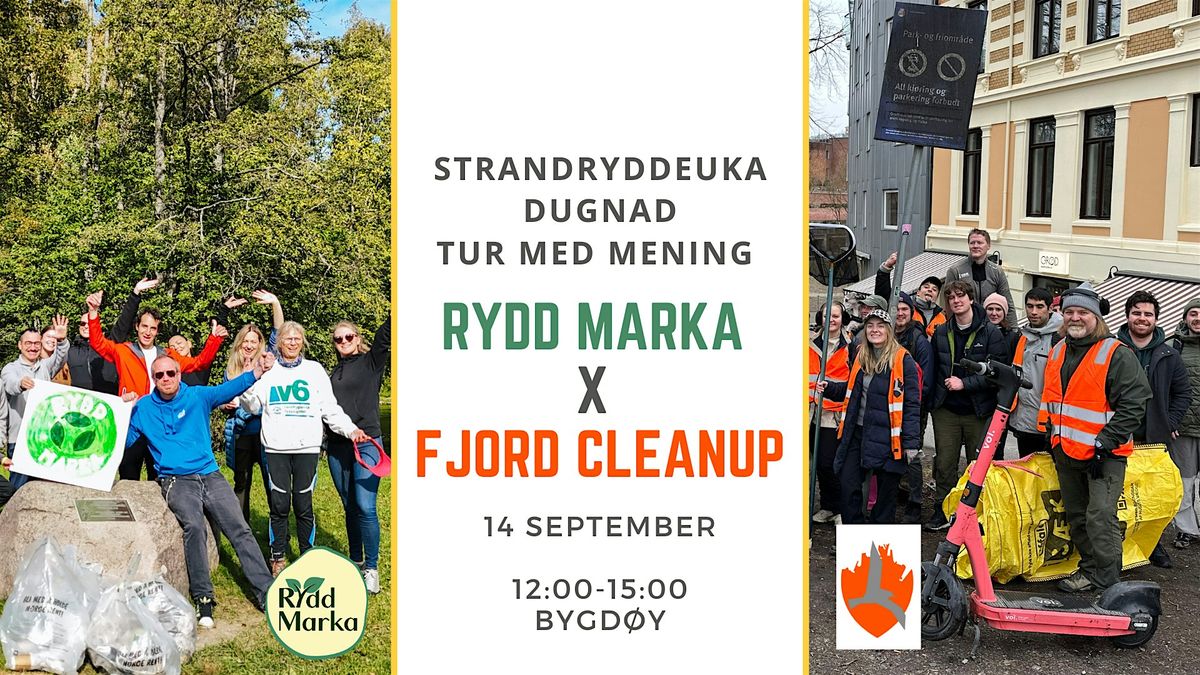Tur Med Mening -  Rydd Marka x Fjord CleanUp, 14 September | Event in Frogner | AllEvents