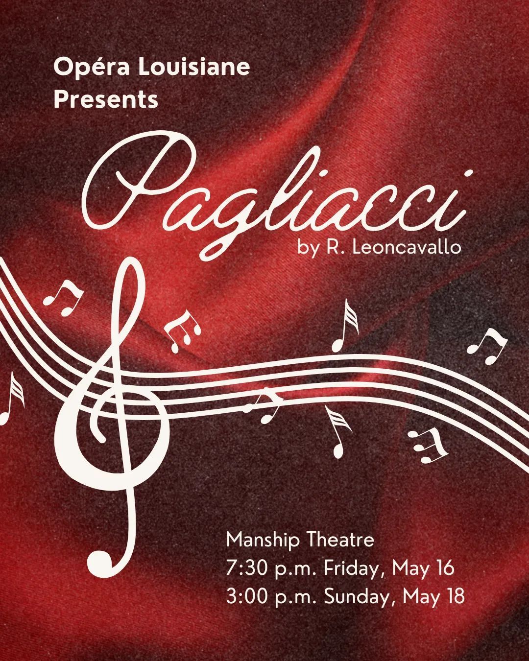 Opera Louisiane: Pagliacci | Event in Baton Rouge | AllEvents