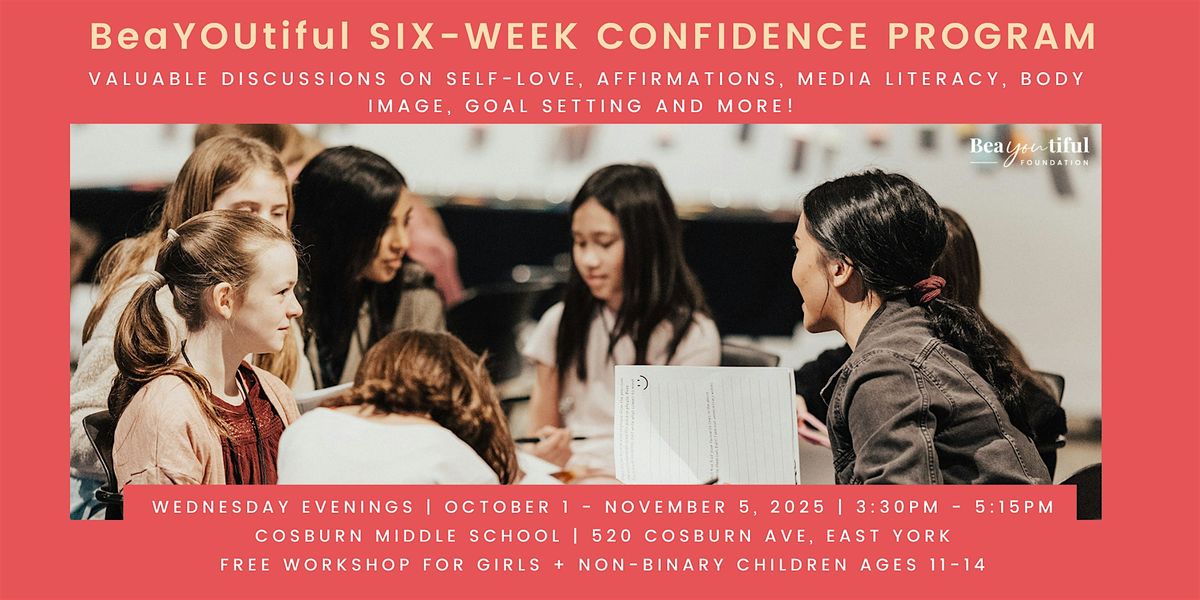 Wednesday Confidence Program  (Cosburn Middle School)  Ages 11-14 | Event in Toronto | AllEvents