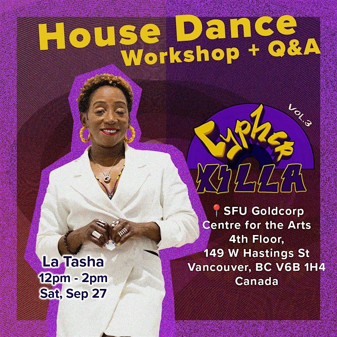 LaTasha Barnes House Dance Workshop, 27 September | Event in Vancouver | AllEvents