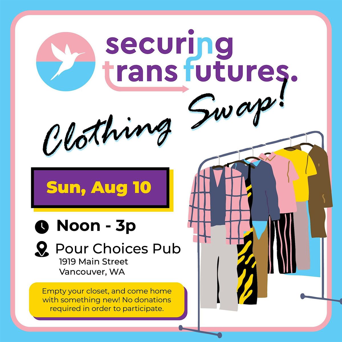 Second Sunday Clothing Swap, 10 August | Event in Vancouver | AllEvents