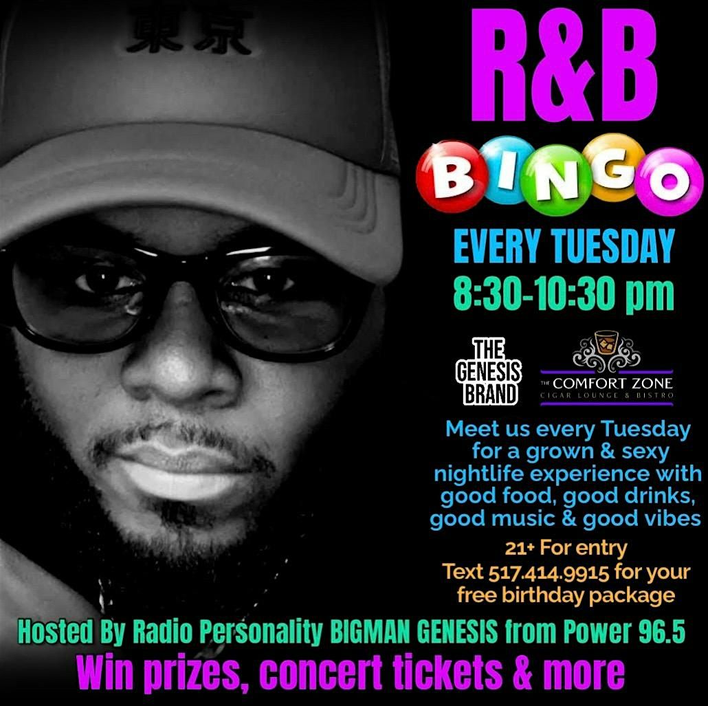 R&B Bingo with Bigman Genesis, 12 August | Event in Lansing | AllEvents