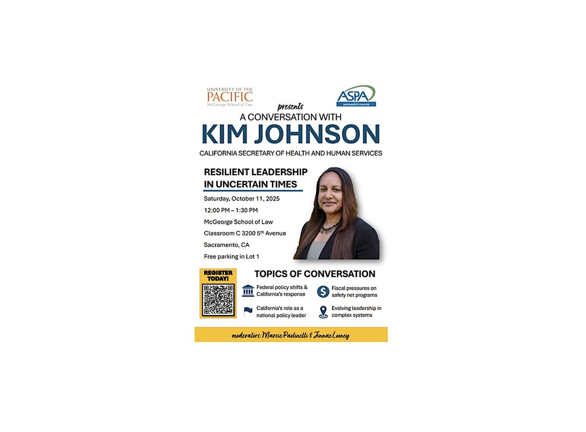 Resilient Leadership in Uncertain Times, 11 October | Event in Sacramento | AllEvents