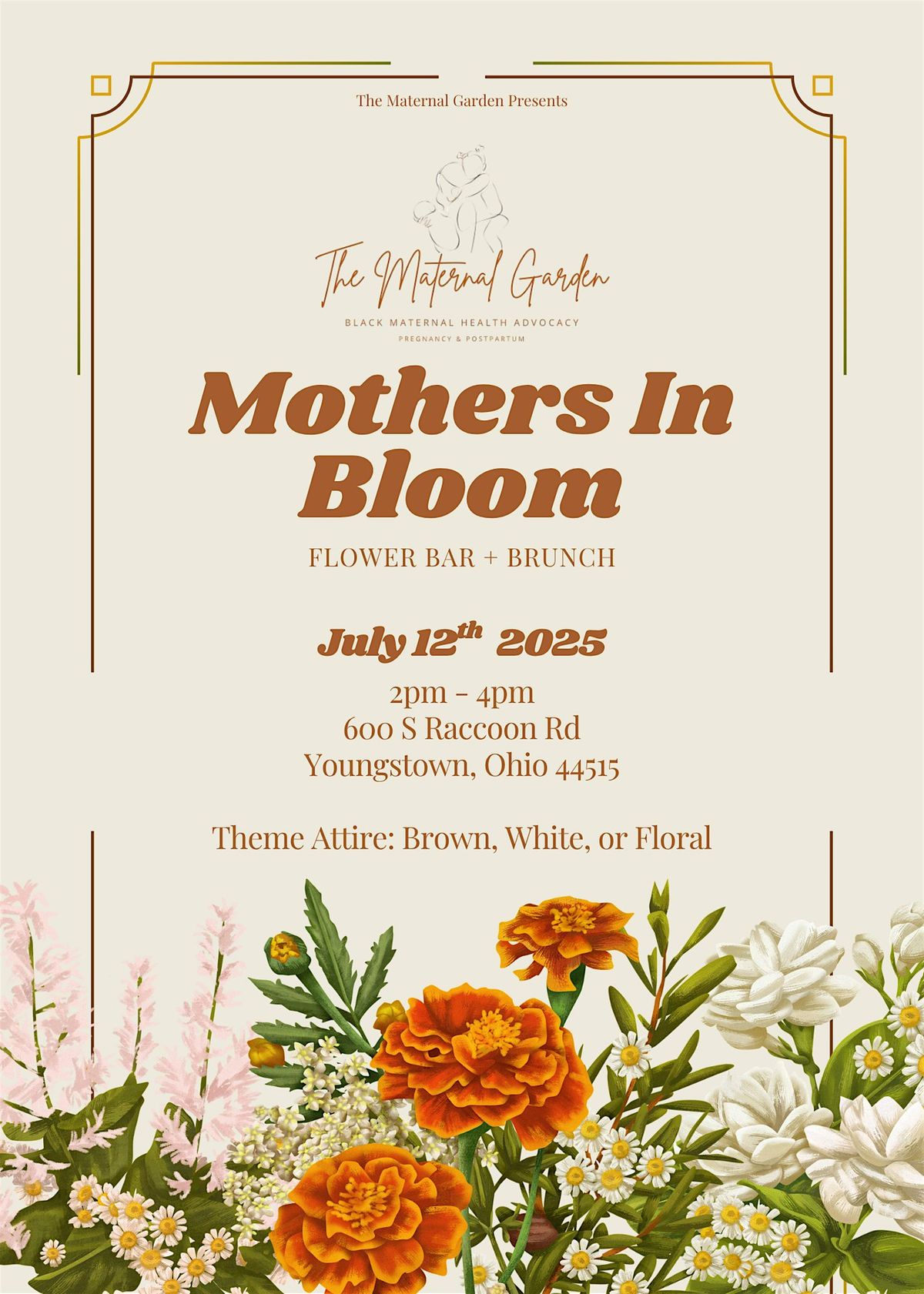 Mothers In Bloom | Flower Bar Social, 12 July | Event in Youngstown | AllEvents