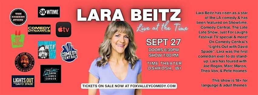 LARA BEITZ COMEDY SHOW, 27 September | Event in Oshkosh | AllEvents