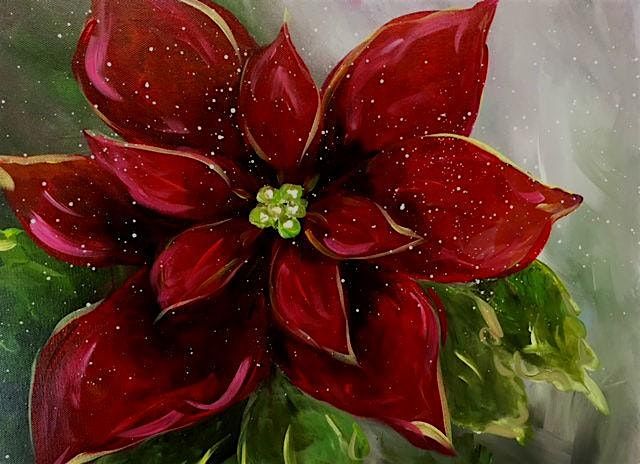 Purely Poinsettia - Tipsy Brush Painting Party!, 11 December | Event in Kila | AllEvents