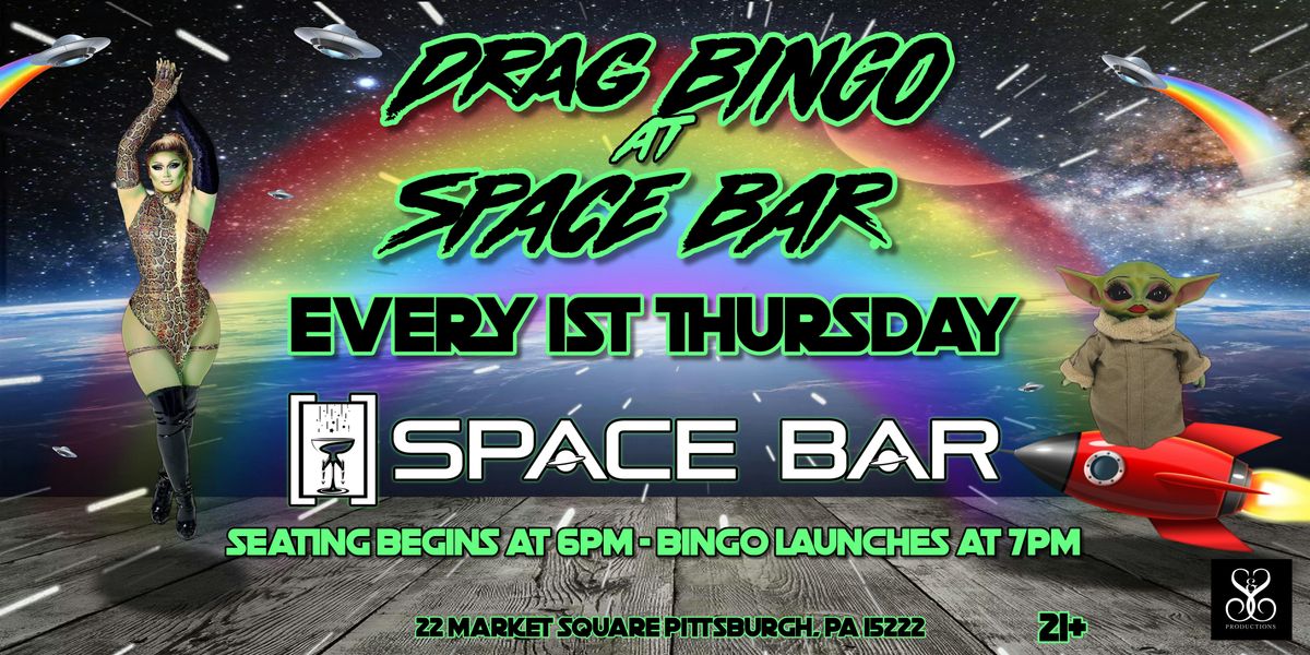 DRAG BINGO AT SPACE BAR -  AUG, 7 August | Event in Pittsburgh | AllEvents