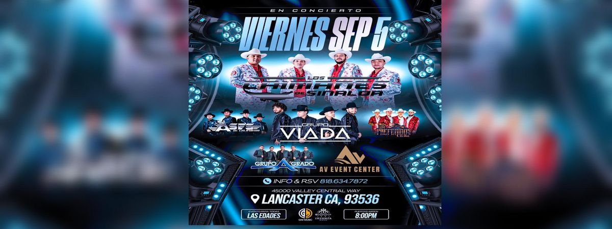 LOS CAIMANES DE SINALOA, GRUPO VIADA & MAS in Lancaster, 5 September | Event in Lancaster | AllEvents