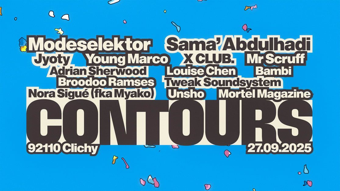 Contours Festival 2025 in Clichy, 27 September | Event in Clichy | AllEvents